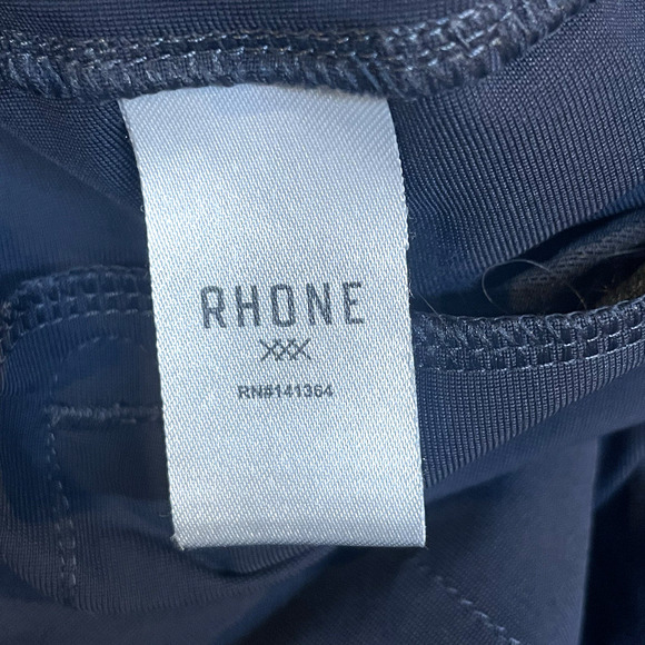 Rhone Shorts Mens 34 Blue Commuter Chino Performance Golf Preppy Casual Stretch - Picture 7 of 12